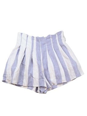 Bluivy Stripe Skort Blue White High Rise Flowy Shorts Size M/L Summer